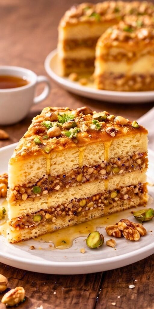 Moist Baklava Cake Recipe