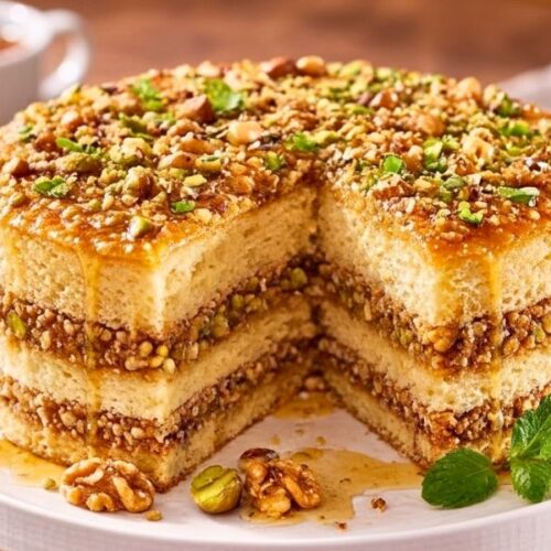 Moist Baklava Cake Recipe