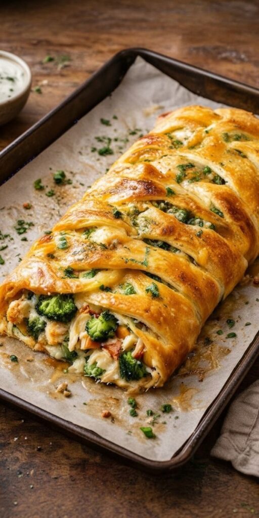 Pampered Chef Chicken Broccoli Braid Recipes