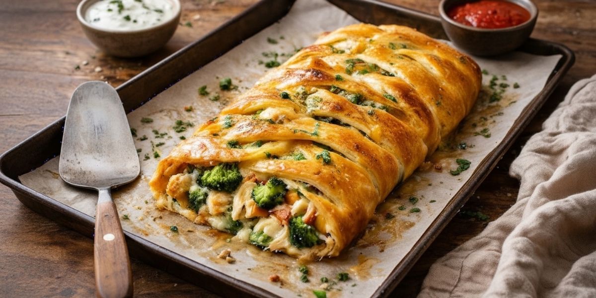 Pampered Chef Chicken Broccoli Braid Recipe - Alexa Cooks