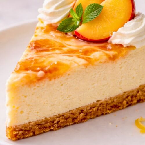 Peaches and Cream Cheesecake Recipe