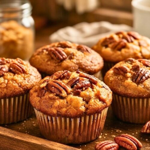Pecan Pie Brown Sugar Muffins Recipe