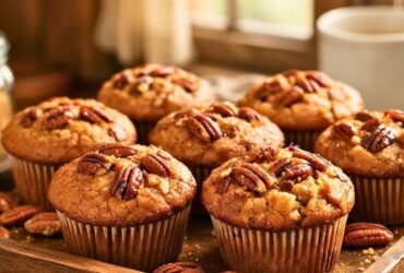 Pecan Pie Brown Sugar Muffins Recipe
