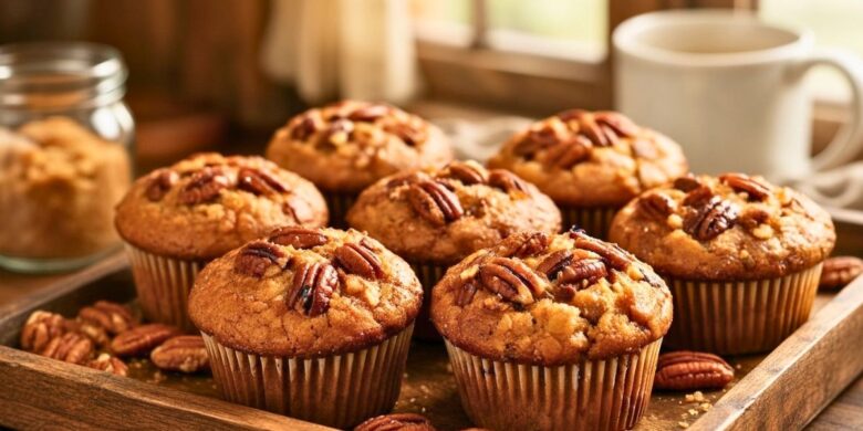 Pecan Pie Brown Sugar Muffins Recipe
