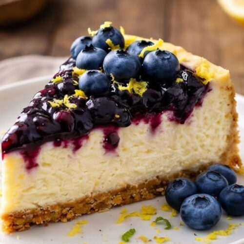 Princess Lemon Blueberry Cheesecake Recipe