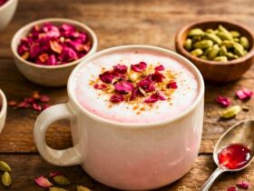 Rose Cardamom Tea Latte Recipe
