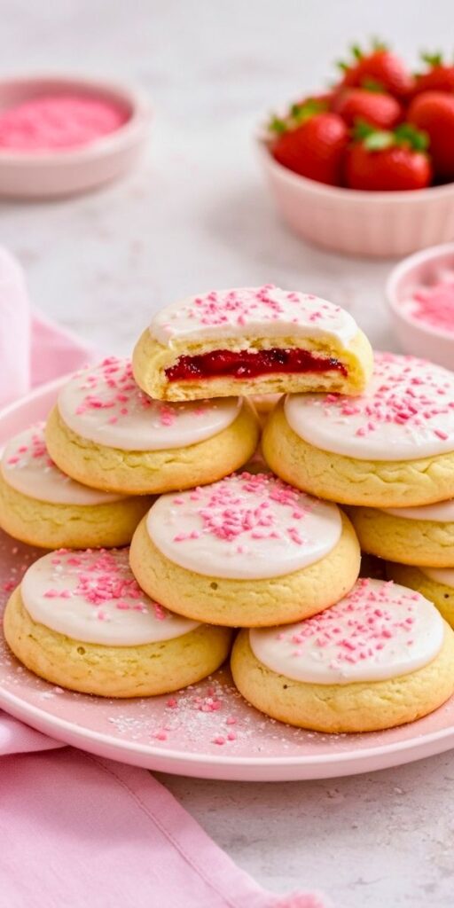 Strawberry Pop Tart Sugar Cookies Recipe