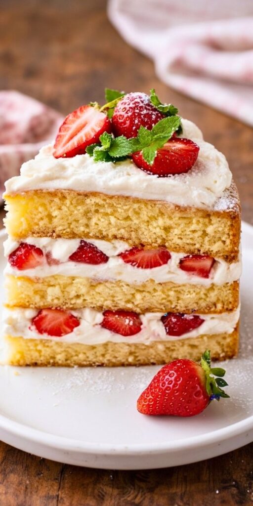 Strawberry Shortcake Cake Recipe