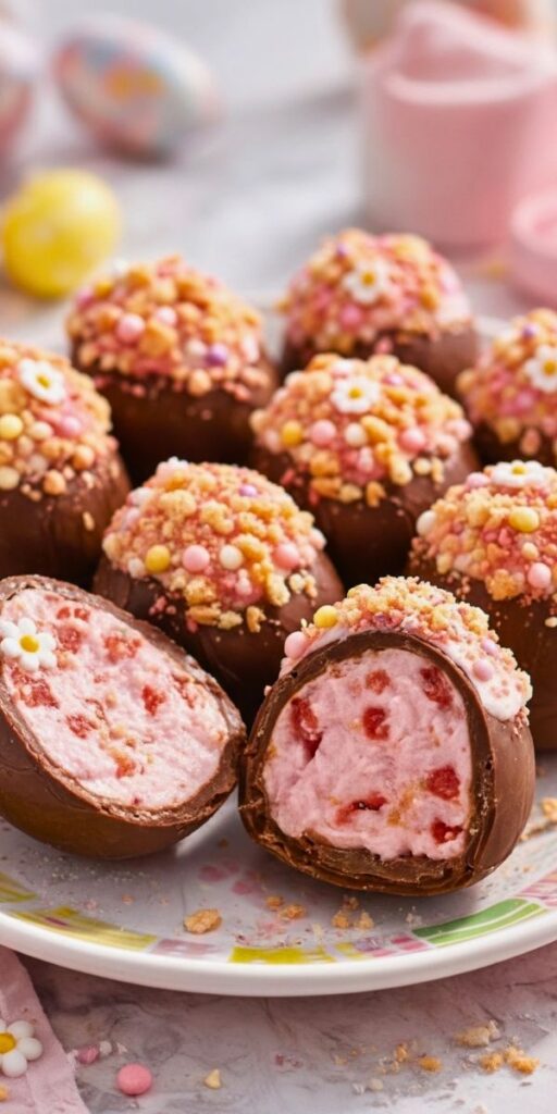 Strawberry Shortcake Easter Egg Bombs Recipe