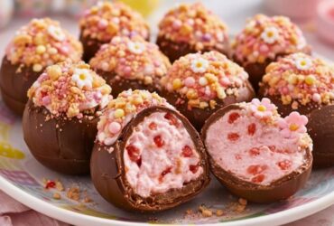 Strawberry Shortcake Easter Egg Bombs Recipe