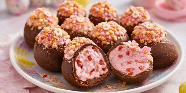 Strawberry Shortcake Easter Egg Bombs Recipe