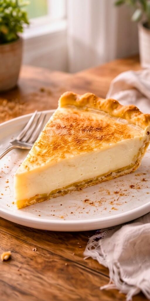 Wicks Sugar Cream Pie Recipe