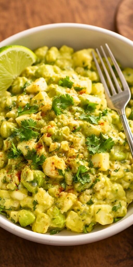 Zesty Avocado Egg Salad Recipe