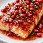 Baked Fish with Pomegranate Sauce Recipe