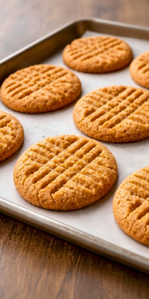 Easy 3-Ingredient Peanut Butter Cookies Recipe