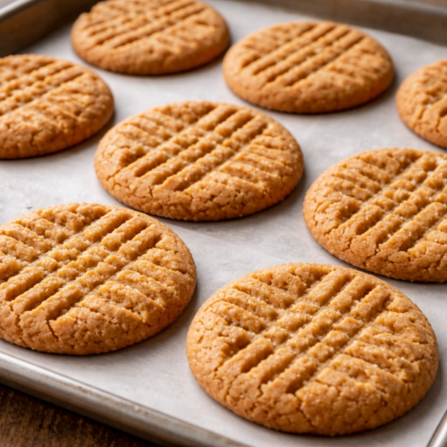 Easy 3-Ingredient Peanut Butter Cookies Recipe
