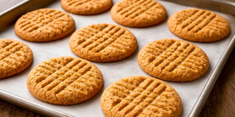 Easy 3-Ingredient Peanut Butter Cookies Recipe