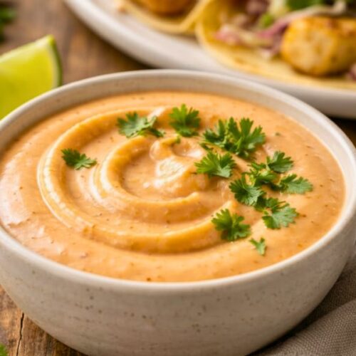 Fiery Creamy Greek Yogurt Fish Taco Sauce Recipe