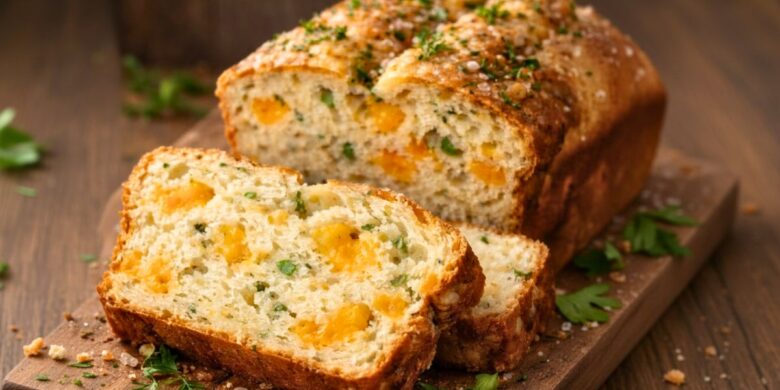 Garlic Herb Cheddar Bread Recipe