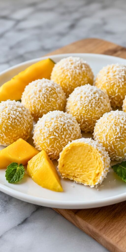 No Bake Mango Truffles Recipe