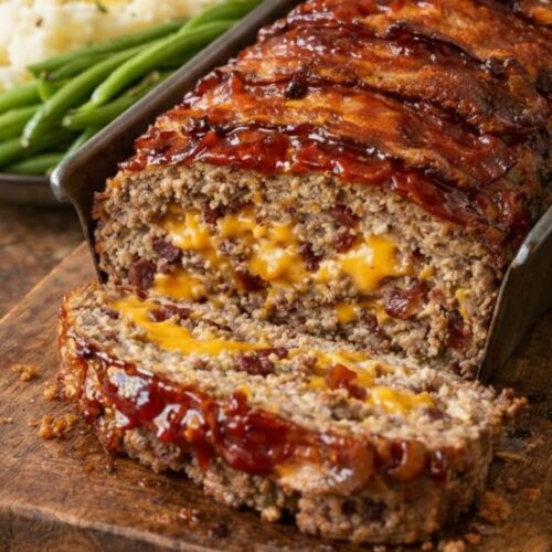 Paula Deen Bacon Cheddar Meatloaf Recipe