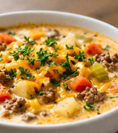 Pioneer Woman Cheeseburger Soup Recipe
