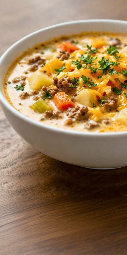 Pioneer Woman Cheeseburger Soup Recipe