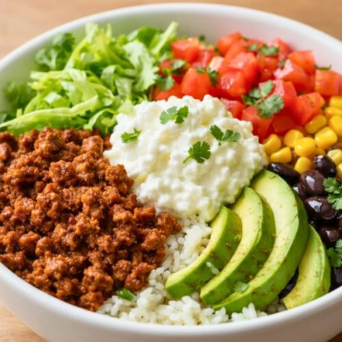 Spicy Meal Prep Cottage Cheese Taco Bowls Recipe