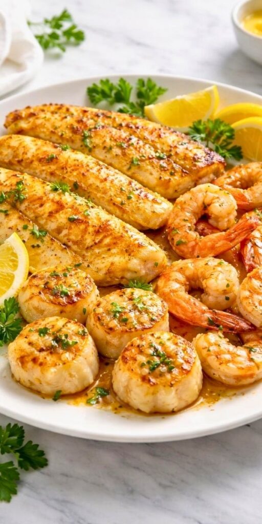 Bobby Flay Broiled Fisherman’s Platter Recipe