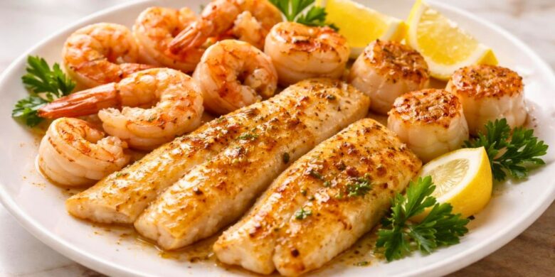 Bobby Flay Broiled Fisherman’s Platter Recipe