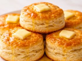 Bobby Flay Buttermilk Biscuits with Butter and Honey Recipe