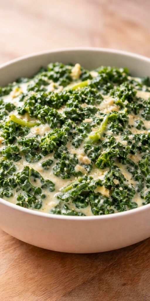 Bobby Flay Creamed Kale Recipe