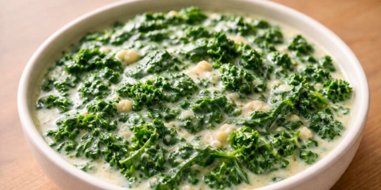 Bobby Flay Creamed Kale Recipe