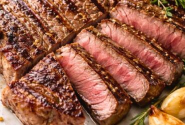 Bobby Flay Rib Eye Marinated in Garlic, Chiles and Oregano Recipe