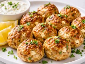 Chicken and Feta Meatballs Recipe