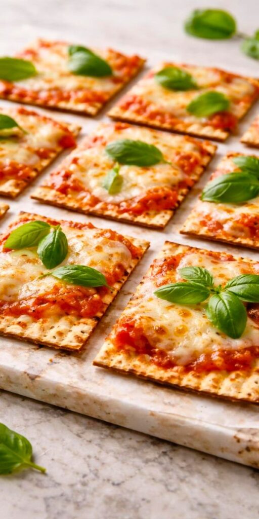 Easy 4-Ingredient Matzah Pizza Recipe
