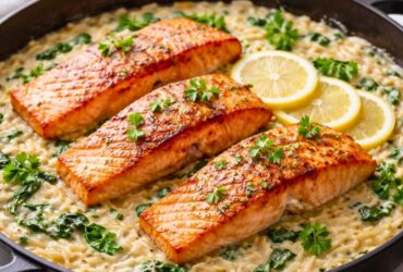 Joanna Gaines Salmon and Orzo Recipe
