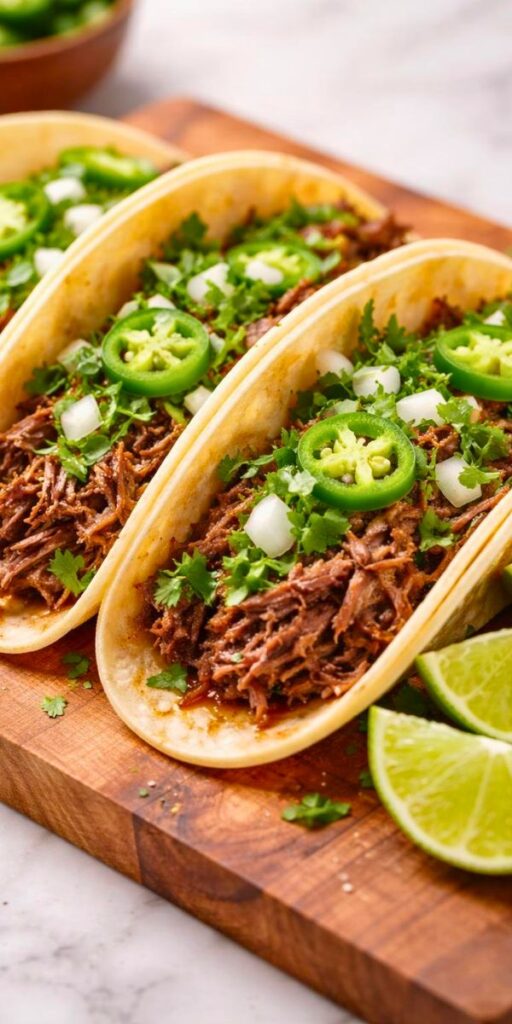 Mexican Shredded Beef Tacos Recipe