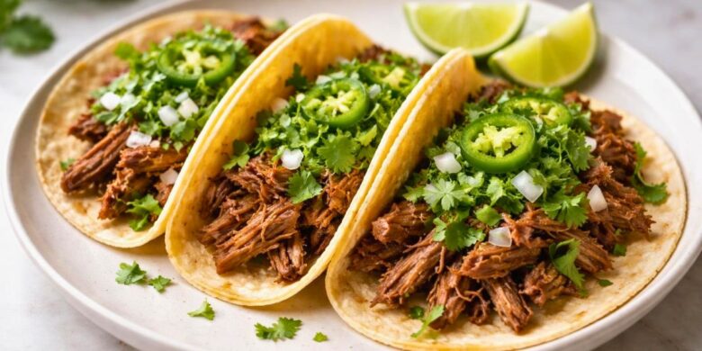 Mexican Shredded Beef Tacos Recipe