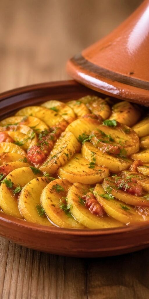 Mouthwatering Moroccan Potato Tagine Recipe