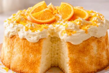 Orange Cream Angel Food Cake Recipe