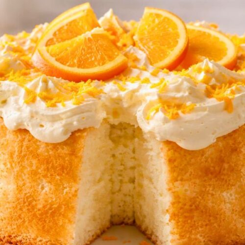 Orange Cream Angel Food Cake Recipe