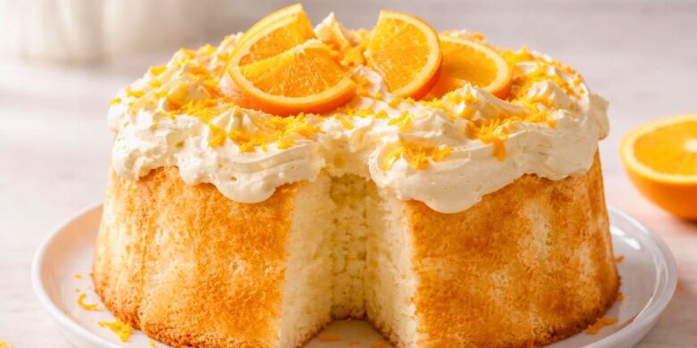 Orange Cream Angel Food Cake Recipe