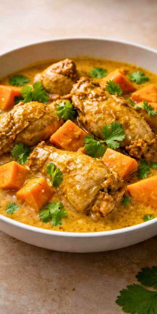 Slow-Cooker Malaysian Chicken with Sweet Potatoes Recipe