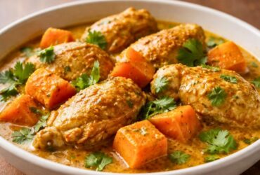 Slow-Cooker Malaysian Chicken with Sweet Potatoes Recipe