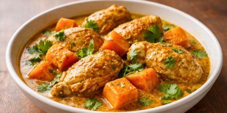 Slow-Cooker Malaysian Chicken with Sweet Potatoes Recipe