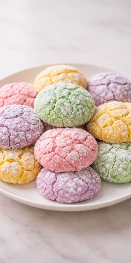 Springtime Crinkle Cookies Recipe