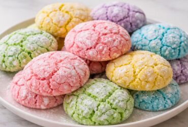 Springtime Crinkle Cookies Recipe