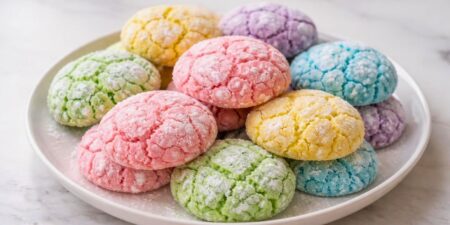 Springtime Crinkle Cookies Recipe