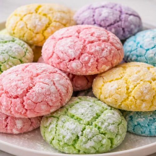 Springtime Crinkle Cookies Recipe
